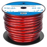 Cablu de putere auto, CU-AL, 2GA, CableTech KAB0711A, diametru exterior 12 mm, sectiune 33.62 mmp, rola 25 metri, rosu EP