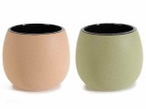 Cumpara ieftin Set 2 ghivece flori portelan 16.5x14 cm