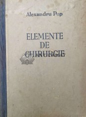 Elemente de chirurgie. Manual pentru studenti si medici practicieni - 1943 - Alexandru Pop ($U2)
