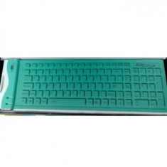 TASTATURA FLEXIBILA SILICONICA SLIM, VERDE foto