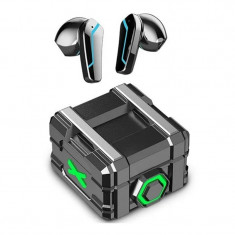 Casti Bluetooth pentru Gaming Techstar® K99, Bluetooth 5.0, Microfon, Control prin atingere, Indicator LED, Rezistente la apa, potrivite pentru jocuri
