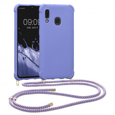 Husa pentru Samsung Galaxy A40, Silicon, Mov, 49963.108