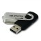 Usb flash drive serioux 128gb datavault v35 usb 3.0 black swivel