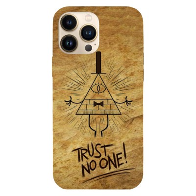 Husa compatibila cu Apple iPhone 11, Viceversa, model Trust no one Gravity falls , Silicon, TPU foto