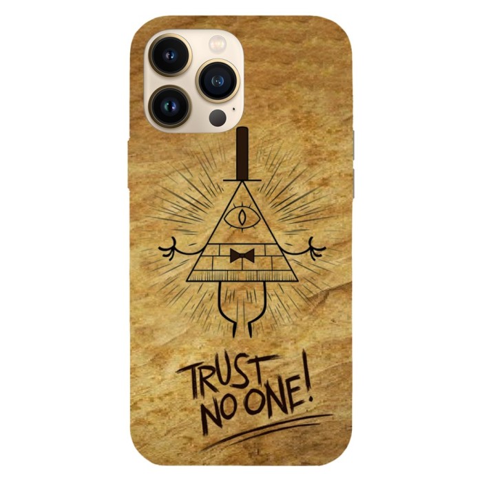 Husa compatibila cu Apple iPhone 11, Viceversa, model Trust no one Gravity falls , Silicon, TPU