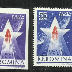 ROMANIA 1963 - COSMONAUTICA IN SLUJBA PACII, LUNA 4, MNH - LP 559