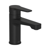 Cumpara ieftin AVITAL Tay Baterie Lavoar Negru Mat Monocomanda, din Alama, Cartus Ceramic 25mm, pentru Chiuveta Baie, Ventil Push-Open