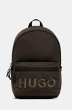 HUGO rucsac barbati, culoarea verde, mare, cu imprimeu, 50529437