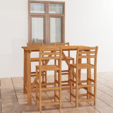 Set mobilier bar de exterior, 5 piese, lemn masiv de acacia GartenMobel Dekor, vidaXL