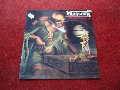 disc vinil Warlock - Burning the witches foto