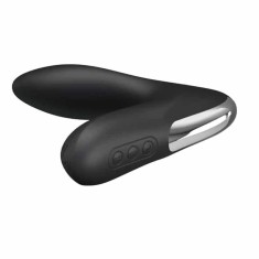 Pretty Love Leonard - Stimulator Prostată Gonflabil cu 12 Funcții Vibrație, 12 cm