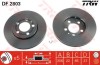 Disc frana SEAT IBIZA V (6J5, 6P1) (2008 - 2016) TRW DF2803