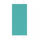 Jaluzea plisată vidaXL Verde Petrol 60x150cm, Montare cu/fara găurire, Opacă, Poliester