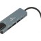 Adaptor USB 3.1 Cablexpert 0,12m Negru/Gri 5Gbps