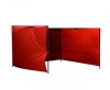 Prelata Laterala Cort 3x3, 9m, Rosu - Impermeabila, Protectie Solara