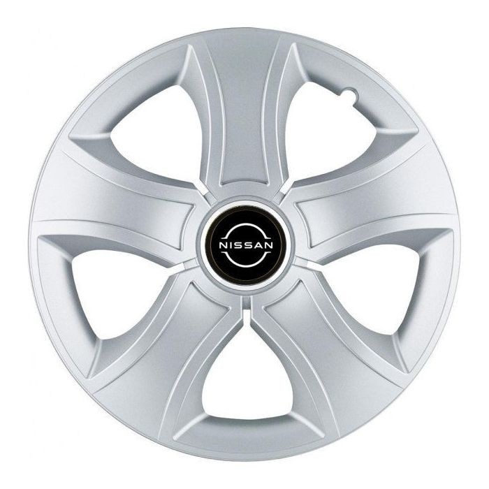 Set 4 Capace Roti 14 inchi (R14) Bis Gri, Compatibile Cu Nissan Nou