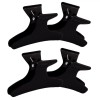 Clame Păr Coafor, Negre, Set 4 Bucăți, 8 cm, Oem