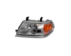 Far MITSUBISHI PAJERO/MONTERO SPORT (K90), 01.2001-12.2007, partea stanga, TYC, tip bec H4+W21W+W5W; electric; rama argintie, gri; fara motor; haloge