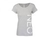 Tricou Dama Adidas NEO Gri Bumbac 2XS Casual Sport Athleisure