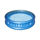 Piscina gonflabila pentru copii, 188x46 cm, Vinil, 450l, Albastru, ATU-V0248