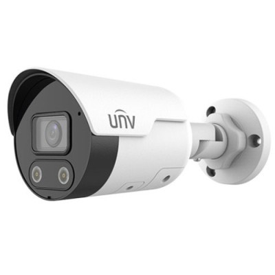 Camera IP 4MP, Lumina alba si Smart IR 30M, lentila 2.8mm, Audio bidirectional, IP67, PoE - UNV IPC2124LE-ADF28KMC-WL SafetyGuard Surveillance foto
