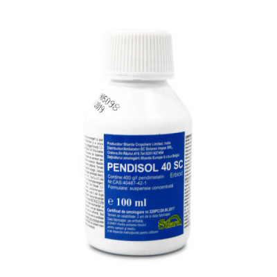 Pendisol 40SC 100 ml, erbicid selectiv, Sharda, buruieni monocotiledonate anuale/ dicotiledonate anuale in cultura de floarea soarelui, vita de vie, s foto