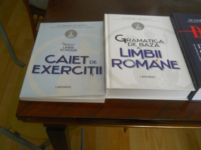 Pachet -Gramatica de baza a limbii romane+ Caiet de exercitii, 2016,DOOM, 2010,DEX 2010 Ed. Academiei Romane- CARTI NOI