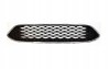 Grila radiator, masca fata Ford Focus Iii, 10.2014-08.2018, parte montare centrala, cu rama cromata, negru, tip fagure, 32C2052R, Aftermarket