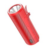 Cumpara ieftin Difuzor portabil fara fir, Hoco, FM, Port USB, AUX, Micro SD, Rosu