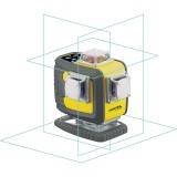 Nivela laser in cruce Nivel System CL4D-B, 4D, Multifuncționala, laser rosu, 4 planuri laser (360 grade)
