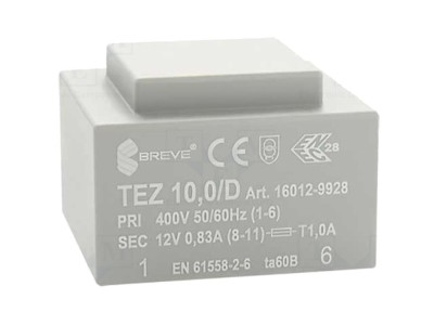 Transformator &amp;icirc;ncapsulat 10VA 400VAC 12V foto
