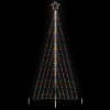 Pom de Crăciun LED 570 LED-uri colorate 399 cm
