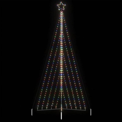 Pom de Crăciun LED 570 LED-uri colorate 399 cm foto