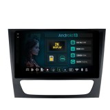 Navigatie 2K Mercedes Benz W211 CLS 8GB RAM Android 13 Octacore Slot Sim 4G DSP GPS Wi-FI Carplay Android Auto USB Bluetooth Waze Touchscreen 9.5 Inch