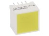 LED Afișaj Galben Difuz cu Lentilă &lambda;d 588nm 31mcd, KINGBRIGHT ELECTRONIC