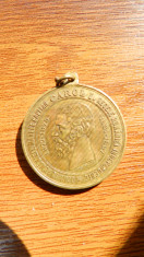 medalie Carol I Regele Romaniei Marele Capitan , Ploiestenii recunoscatori 1897 foto