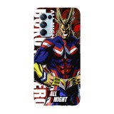 Husa compatibila cu Oppo Find X2 Pro model Boku no hero All Might, Silicon, TPU, Viceversa, Transparent, Carcasa