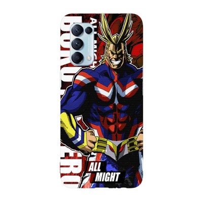 Husa compatibila cu Oppo A72 model Boku no hero All Might, Silicon, TPU, Viceversa foto