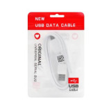 Cablu USB - USB Tip C 3.0 [Clasa II] / 1m / Alb, Universal