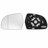Geam oglinda dreapta Alkar convex incalzit cu suport pentru Audi A4 B8