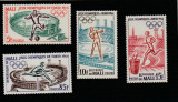 Mali 1964-Sport,J.O. Tokyo 1964,serie 4 valori,MNH,Mi.86-89, Nestampilat