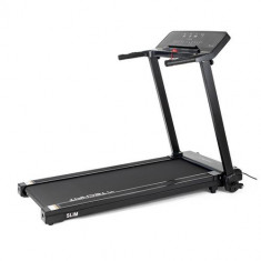 Banda de alergat Techfit Slim 1-12Km/h, 1.5-3 Cp (Negru)