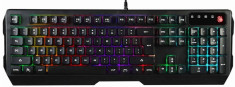 Tastatura iluminata cu fir pentru gaming A4Tech Q135, conexiune USB foto