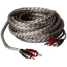 Cablu audio auto, pentru conectarea amplificatorului auto la player auto, lungime 5m, negru