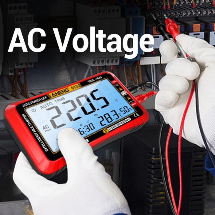 Multimetru Aneng 613 True RMS + higrometru temperatura si umiditate