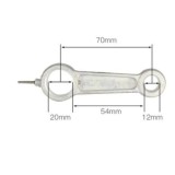 Biela cap compresor de aer aluminiu 12*20*70mm CH050