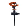 Aspersor rotativ cu impulsuri, din plastic, MD204, negru - portocaliu
