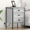 vidaXL Dulap de noapte 2 pcs sonoma gri 42 x 41 x 61 cm Lemn compozit