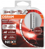 Set 2 Xenon D2S 85V Osram Xenarc Night Breaker Laser NextGen +200%, OSRAM&reg;