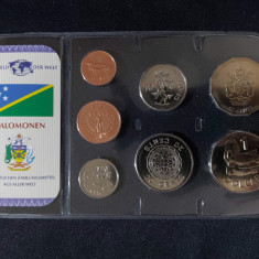 Seria completata monede - Insulele Solomon 2005 , 7 monede
